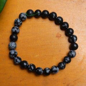 SNOWFLAKE OBSIDIEN BRACELETS