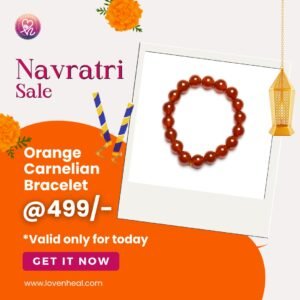 Orange carnelian bracelet