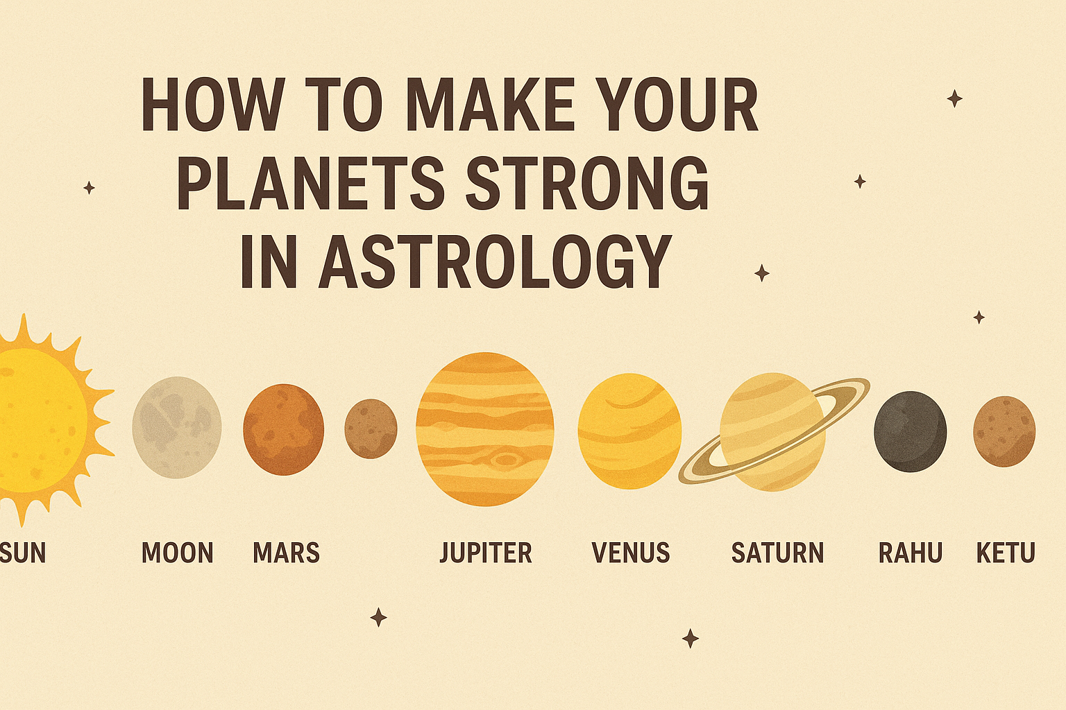 How to Make Your Planets Strong in Astrology – Balance the Cosmic Energy
