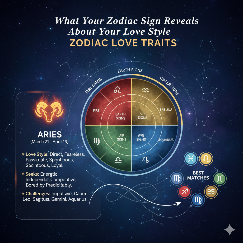 What Your Zodiac Sign Reveals About Your Love Style | Zodiac Love Traits