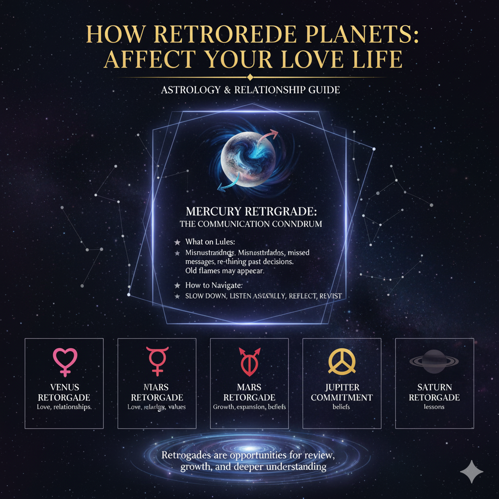 retrograde planets astrology, mercury retrograde love, venus retrograde relationships, astrology retrograde meaning, love life astrology, retrograde effects