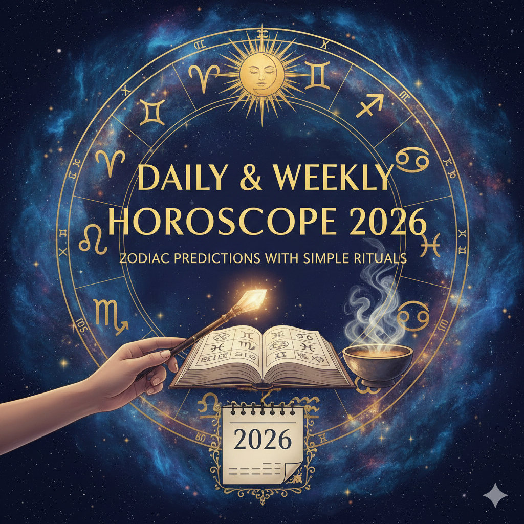 Daily & Weekly Horoscope 2026: Zodiac Predictions with Simple Rituals