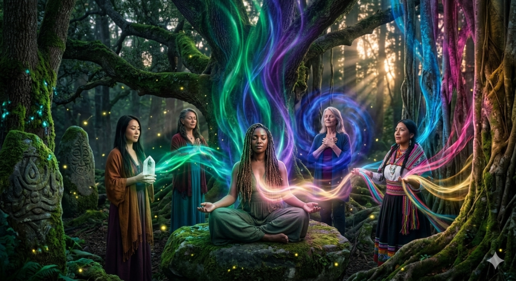 divine feminine energy, women spiritual power, rang panchami meaning, color healing therapy