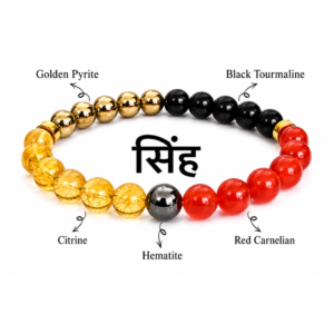 Leo Zodiac Healing Bracelet – Crystal Bracelet for Confidence, Success & Protection