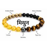 Gemini Zodiac Healing Bracelet – Crystal Bracelet for Focus, Confidence & Protection