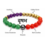 Taurus Zodiac Healing Bracelet – Crystal Bracelet for Stability, Success & Positive Energy